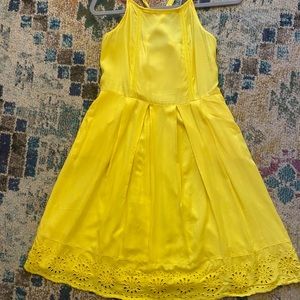 Yellow summer dress
